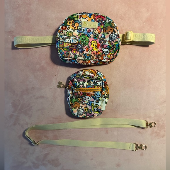 NWOT TOKIDOKI ~ Stay Groovy Convertible Belt Bag - Picture 3 of 8